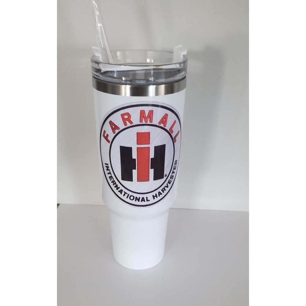 Farmall International Harvester Logo Stainless Steel tumbler